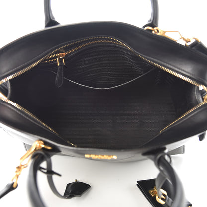 Prada Saffiano City Calf Medium Esplanade Tote Mercurio Black 5 of 14