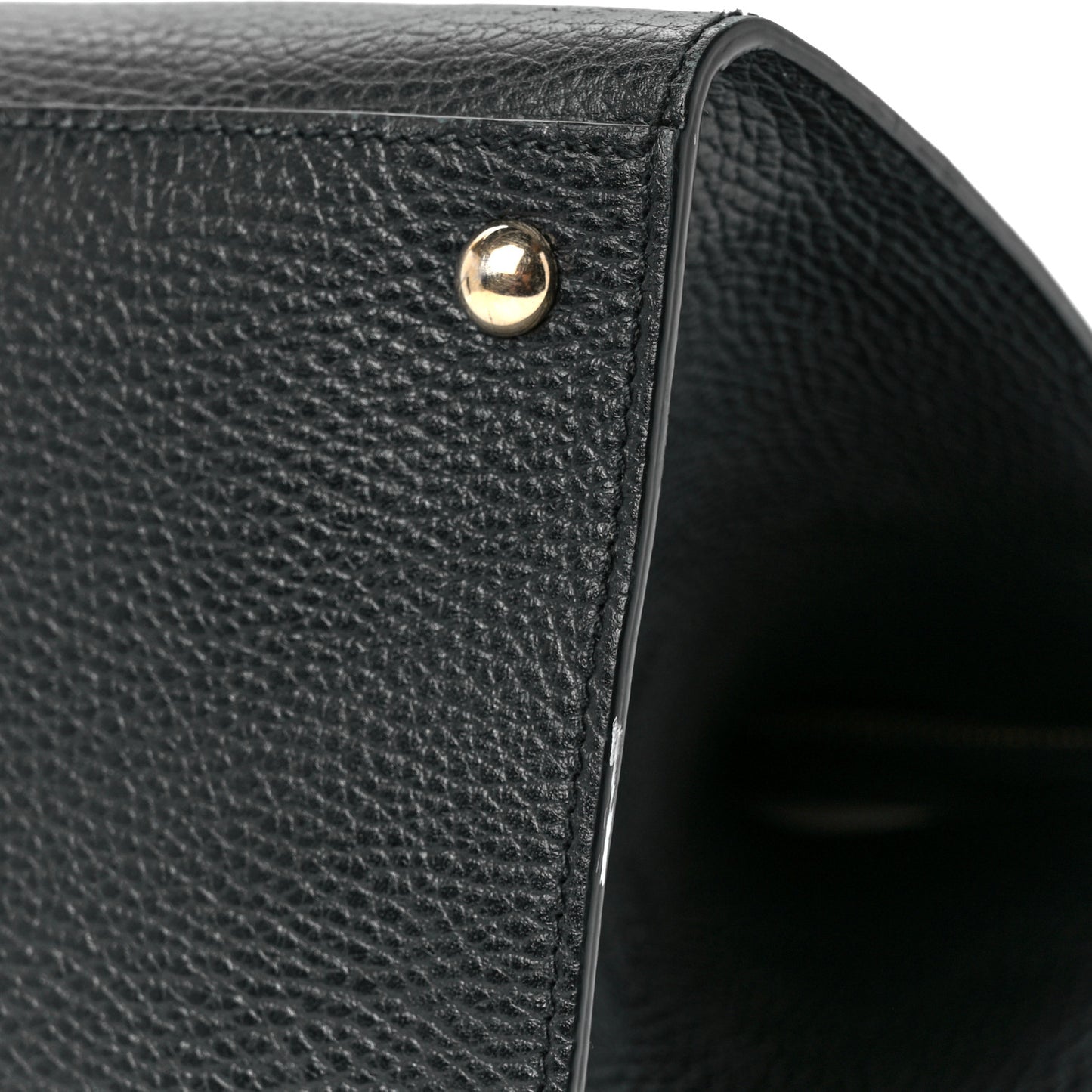 Dollar Calfskin Large Soho Top Handle Satchel Black