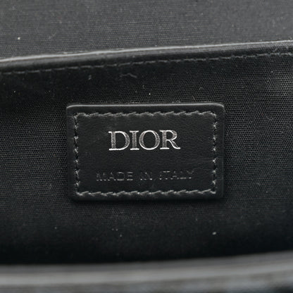 Christian Dior Coated Canvas CD Diamond Mini Hit The Road Bag Black 6 of 10