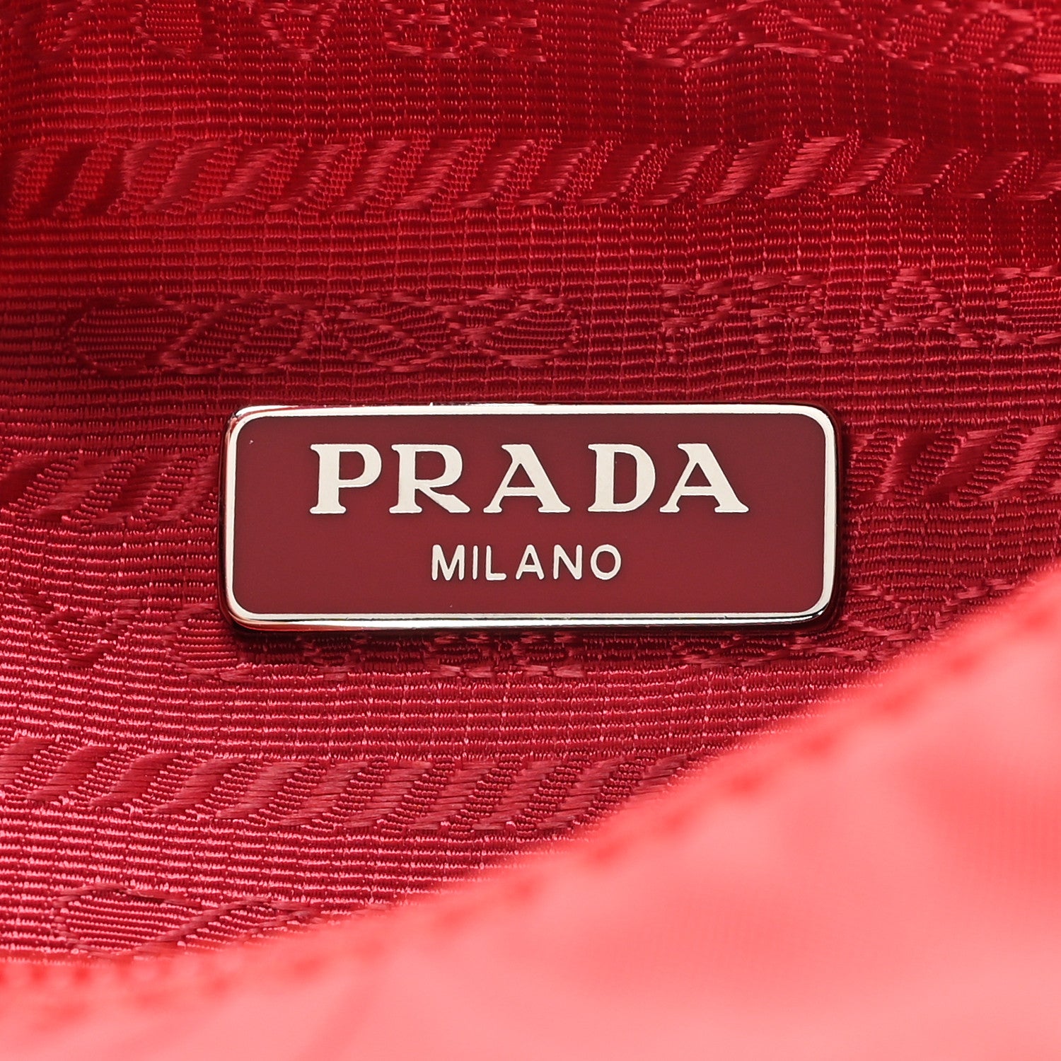 Prada Tessuto Nylon Mini Re-Edition 2000 Bag Rosso 6 of 10