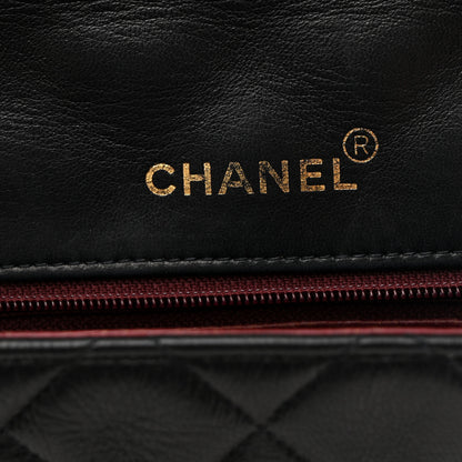 Chanel Lambskin Quilted Medium Single Flap Black 6 of 11
