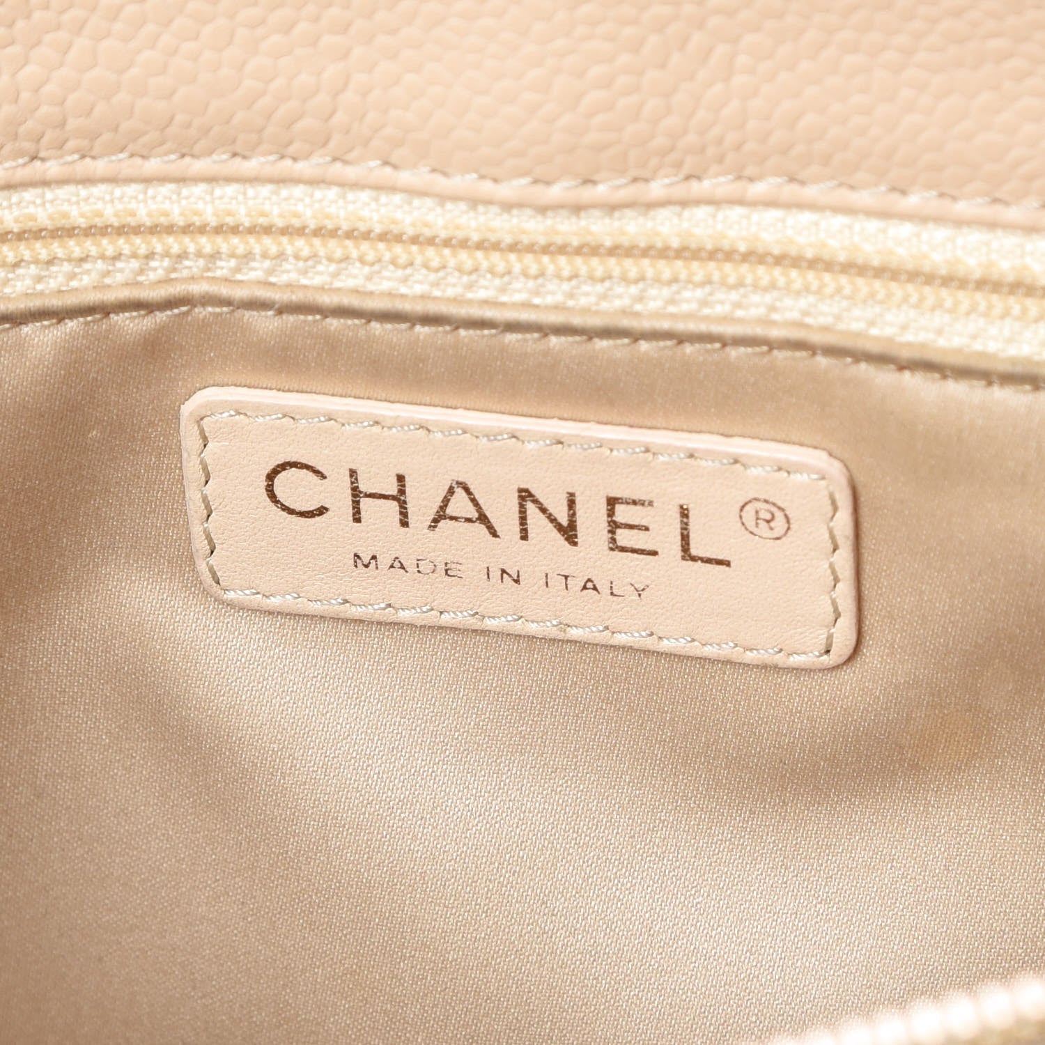 Chanel Caviar Quilted Grand Shopping Tote GST Beige Clair 8 of 18