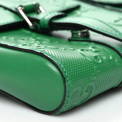 Gucci Calfskin GG Tennis Embossed 2 Detachable Pouch Belt Bag New Shamarock 11 of 14