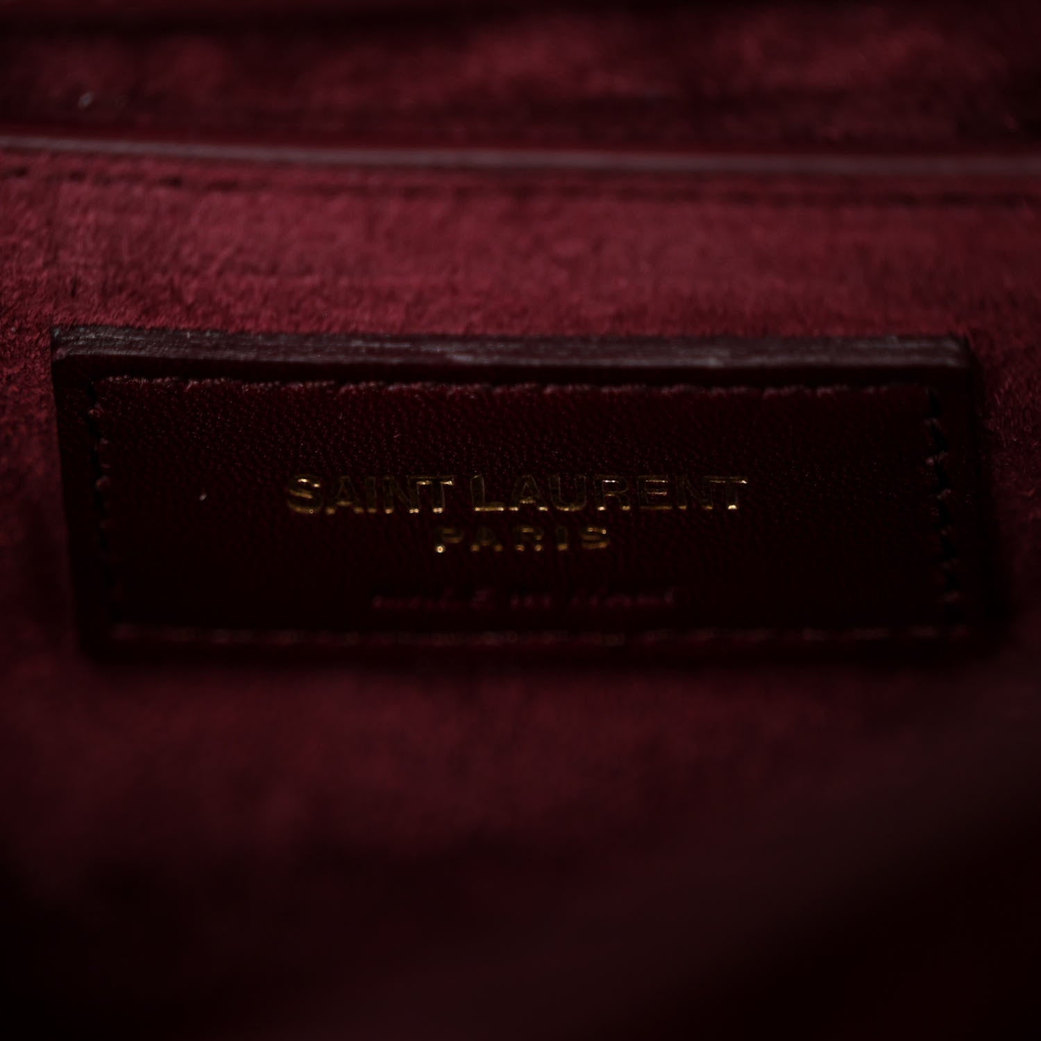 Saint Laurent Calfskin Medium Monogram Sunset Rouge Legion 6 of 11