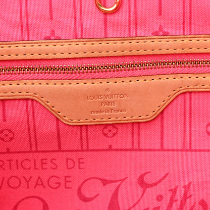 Louis Vuitton LOUIS VUITTON Monogram Roses Neverfull MM 6 of 14