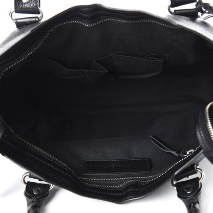 Balenciaga Chevre Silver Metallic Edge Hardware City Black 5 of 11
