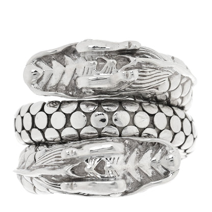 John Hardy Sterling Silver Legends Naga Dragon Coil Ring 57 8 1 of 4