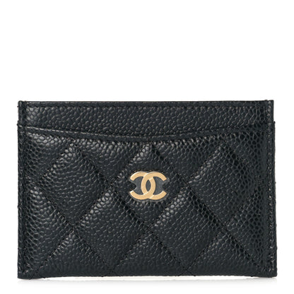 Chanel Caviar Quilted Card Holder Black 1 of 11