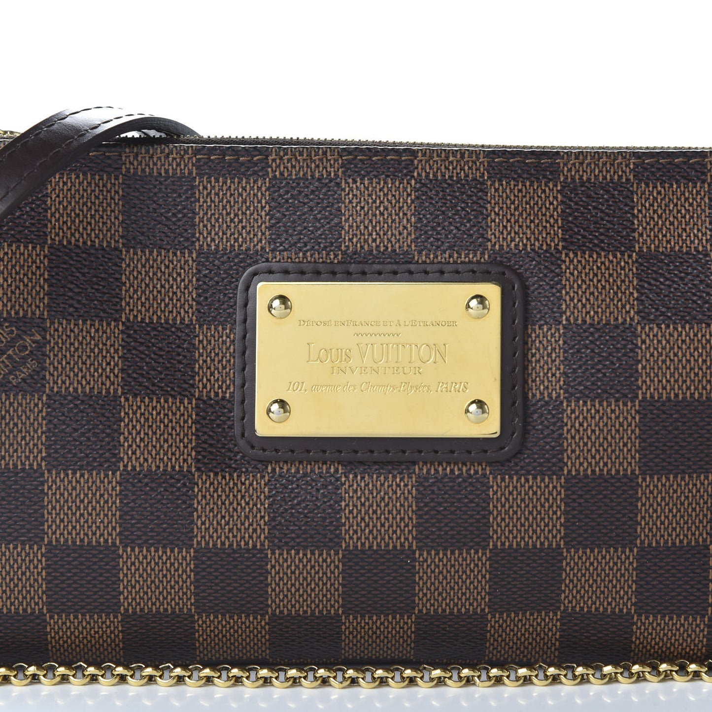 Damier Ebene Eva Clutch