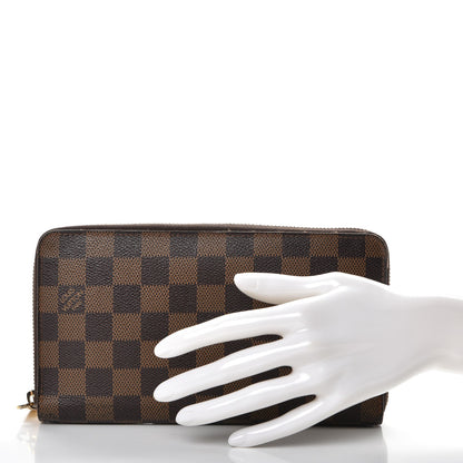 Louis Vuitton Damier Ebene Zippy Organizer Wallet 2 of 12