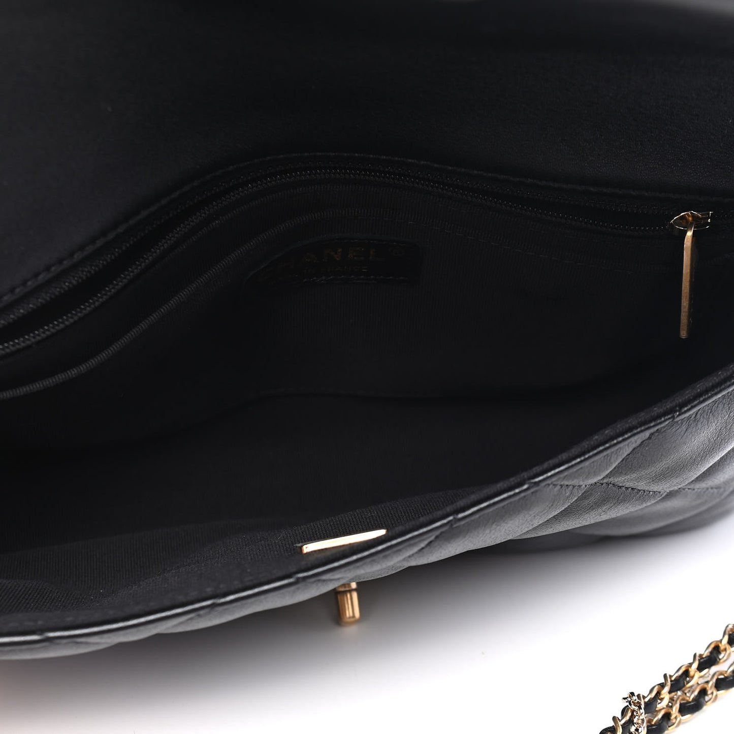 Lambskin Quilted Crush On Chains Flap Bag Black