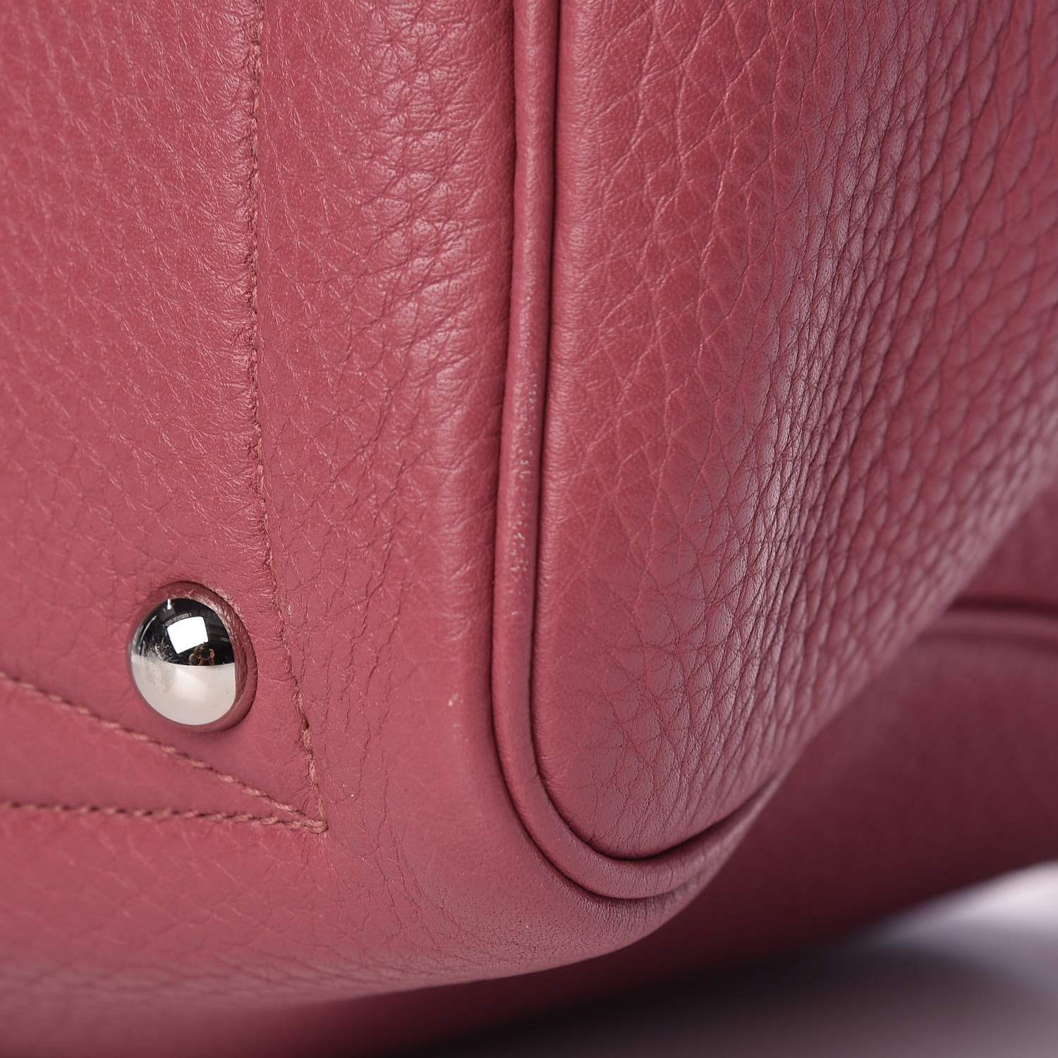 Hermes Taurillon Clemence Victoria II 35 Bois de Rose 11 of 13