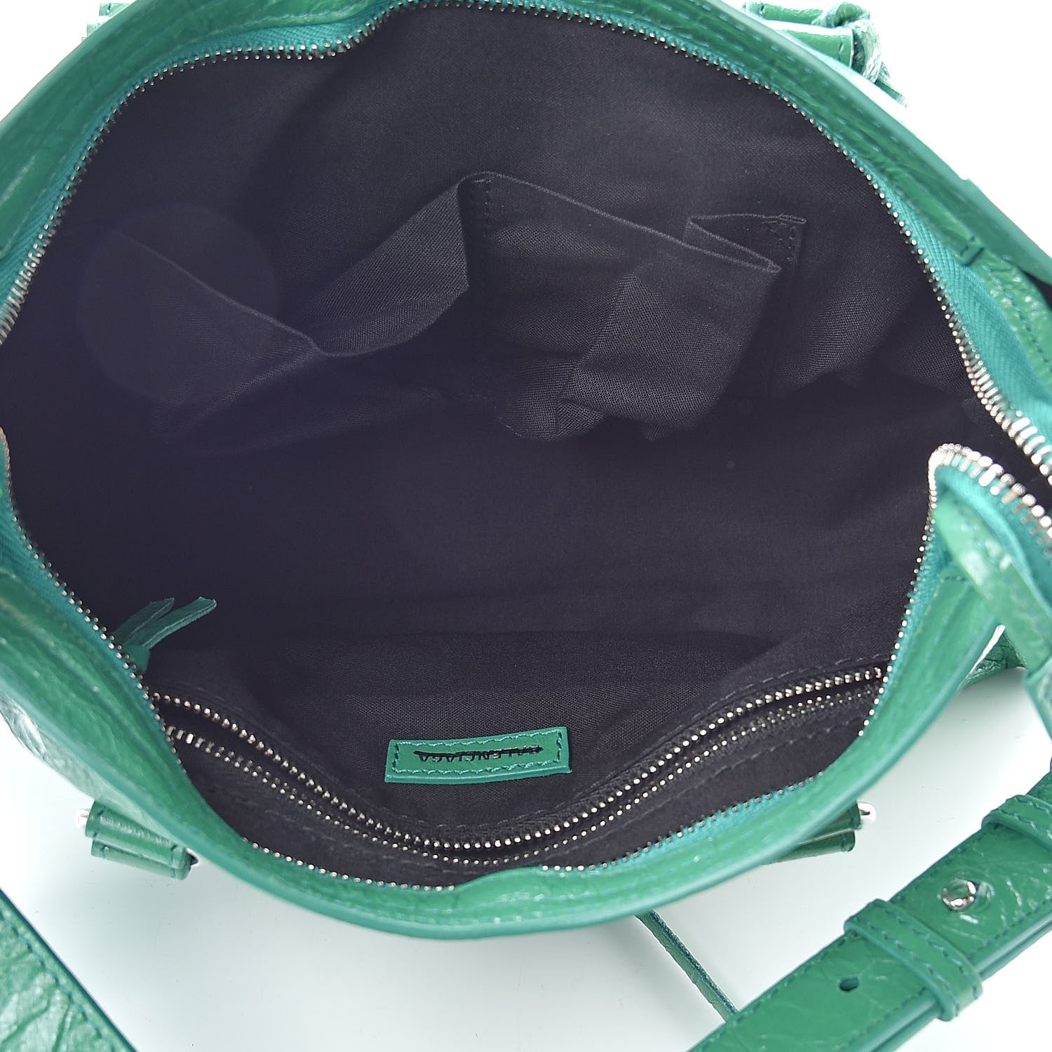 Balenciaga Agneau Classic Silver Hardware S City Magic Green 5 of 15