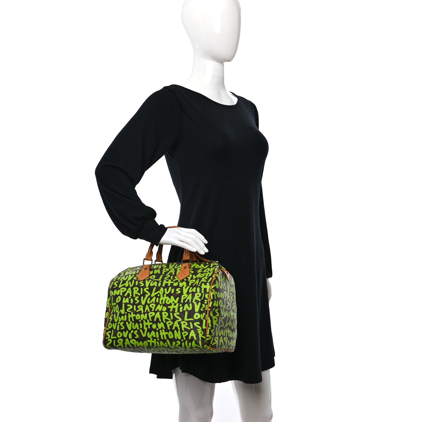 Monogram Graffiti Speedy 30 Green