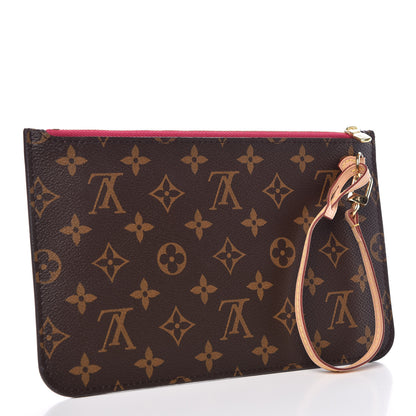 Louis Vuitton Monogram Neverfull MM GM Pochette Pivoine 3 of 8