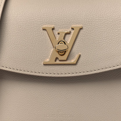 Louis Vuitton Soft Calfskin Mini Lockme Ever Greige 7 of 9