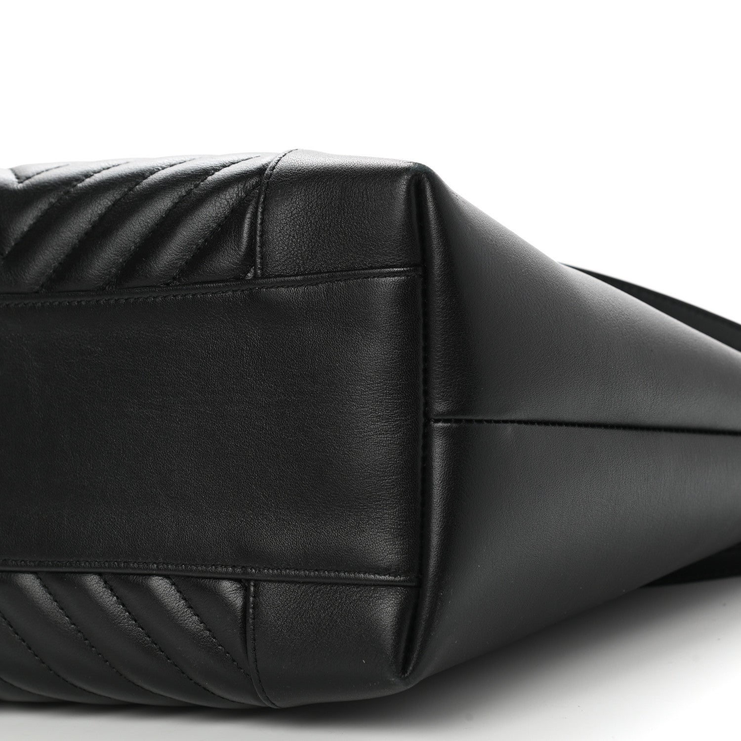 Chanel Calfskin Quilted Large Daily Shopping Bag Black 9 of 9