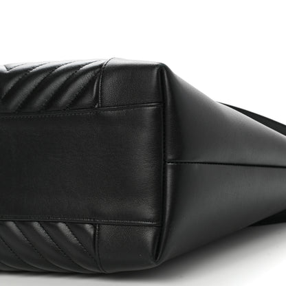 Chanel Calfskin Quilted Large Daily Shopping Bag Black 9 of 9