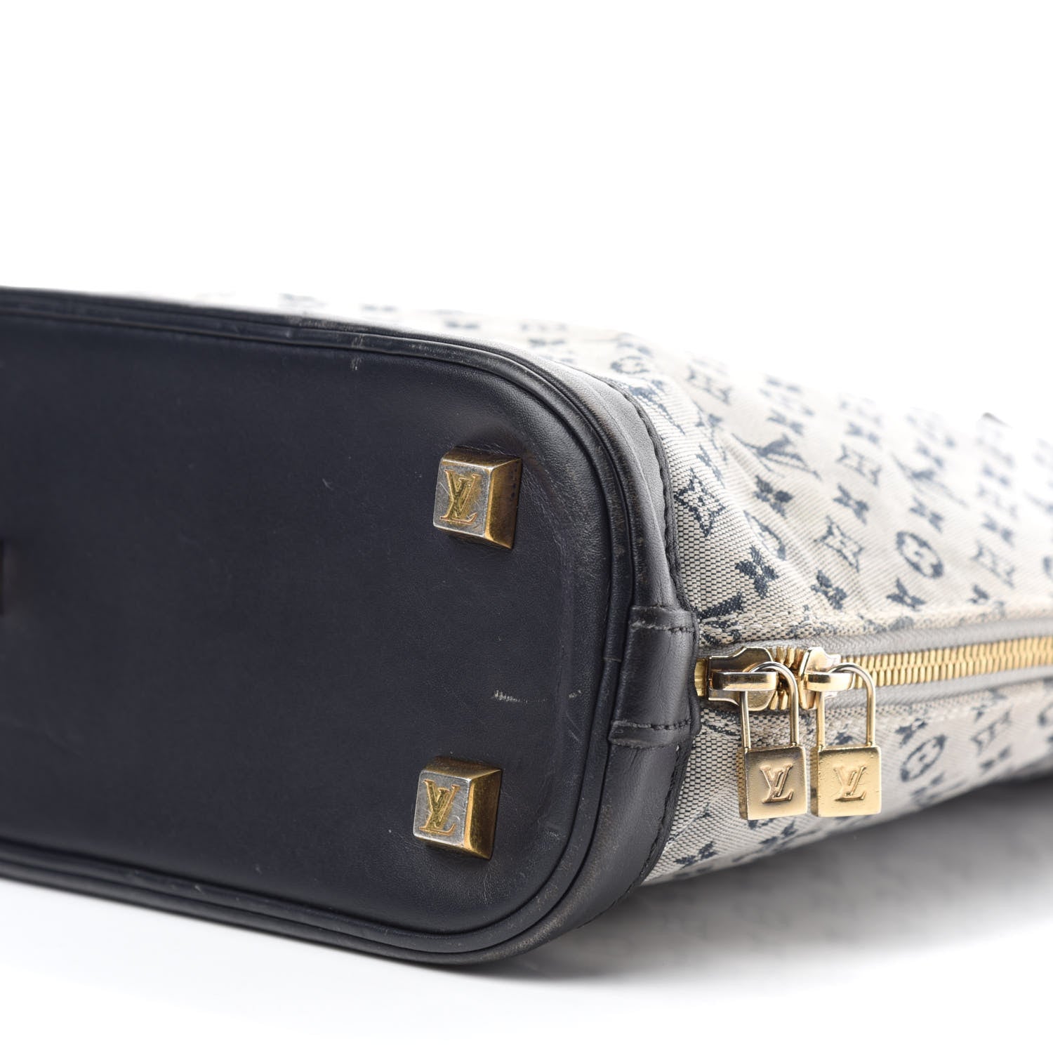 Louis Vuitton Mini Monogram Alma Haut Tote Blue 7 of 12