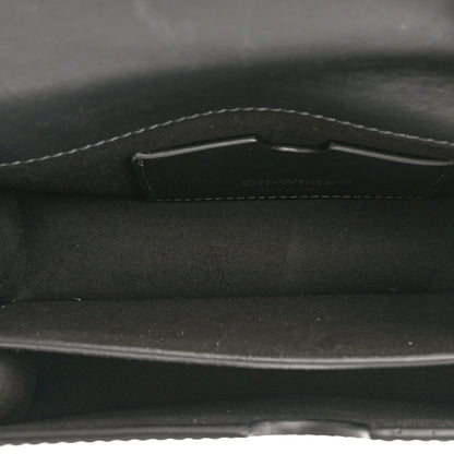 Off-White Calfskin Diag Binder Flap Bag Black 6 of 9
