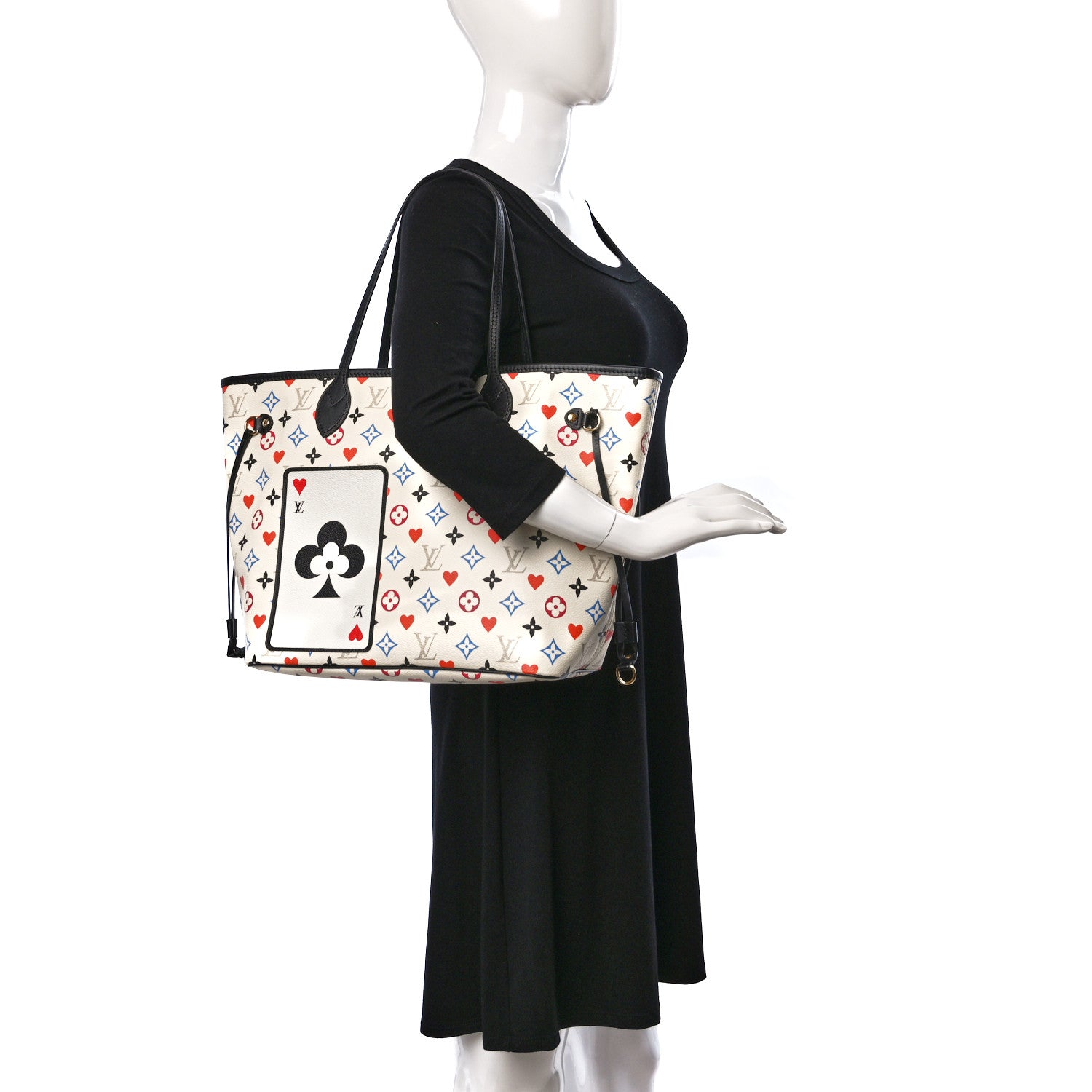 Louis Vuitton Game On Neverfull MM White 2 of 16