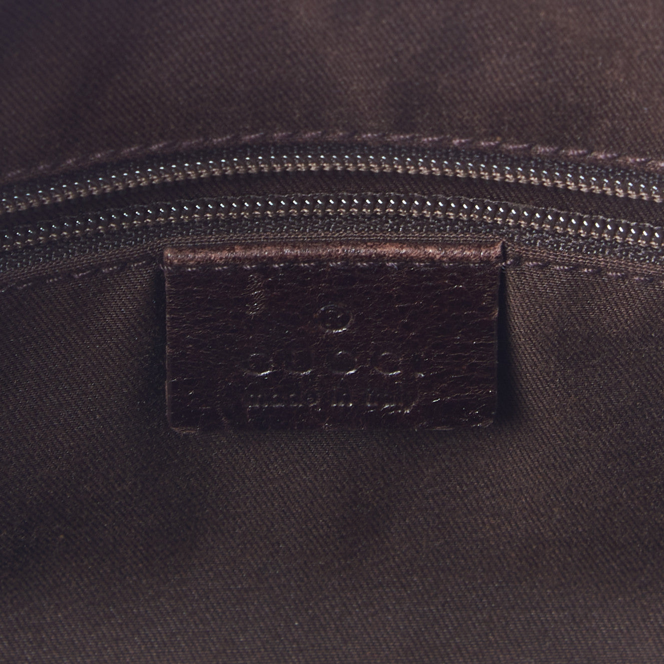 Gucci Monogram Small Princy Satchel Dark Brown 6 of 11