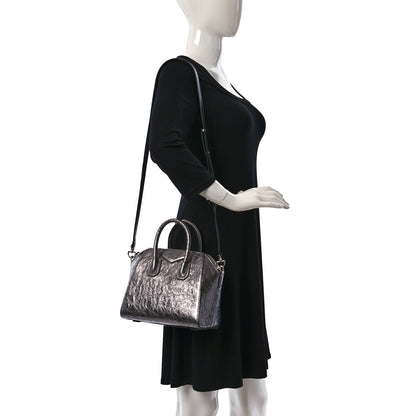 Givenchy Laminated Lambskin Mini Antigona Silvery Grey 2 of 8