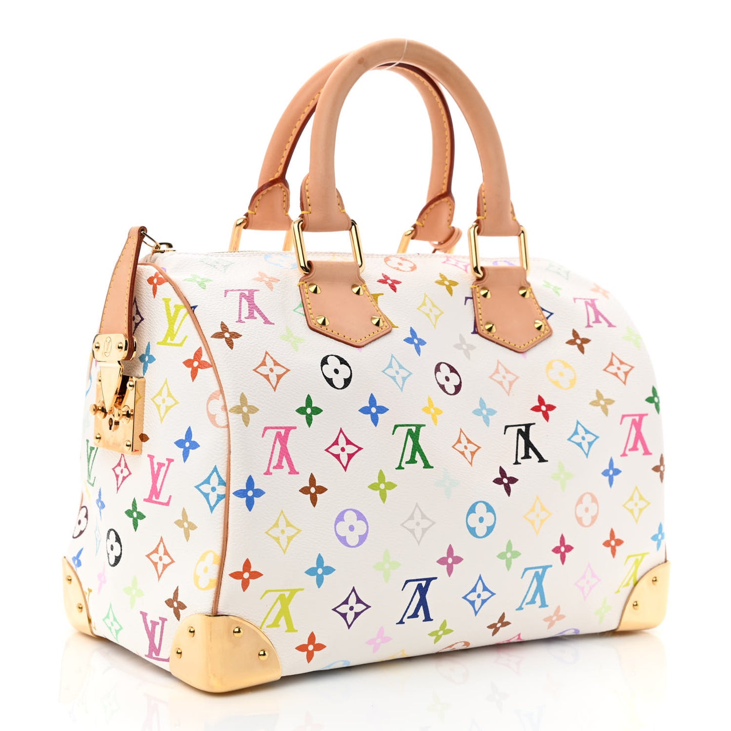 Monogram Multicolor Speedy 30 White