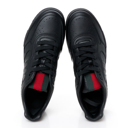 Gucci Sparrow Calfskin Mens Re-Web Sneakers 11 Black 2 of 10