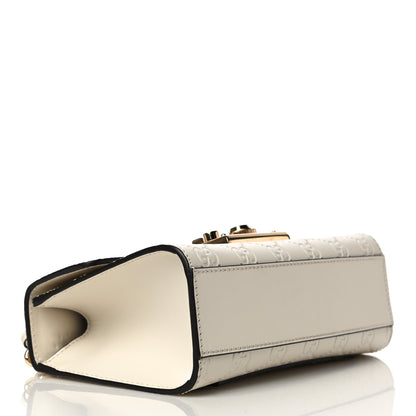 Gucci Guccissima Small Padlock Shoulder Bag White 4 of 13