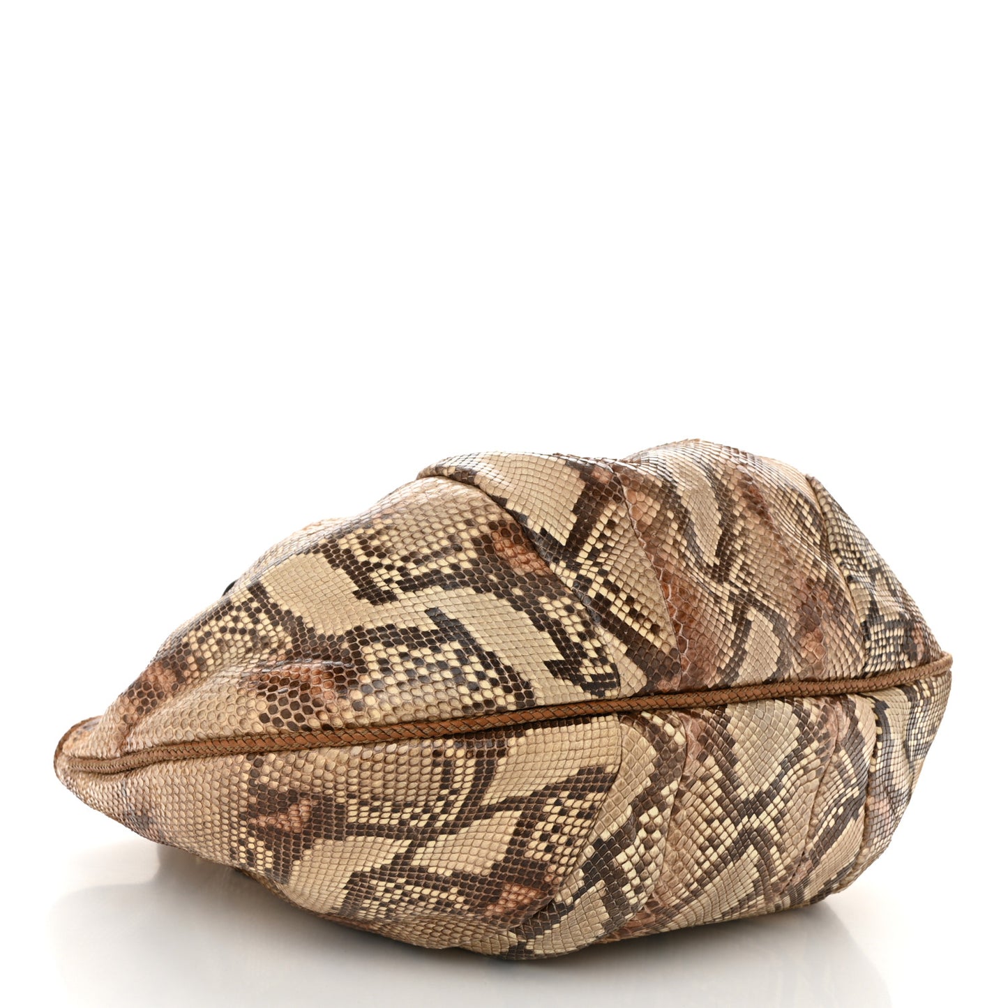 Python Medium Marrakech Shoulder Bag Beige