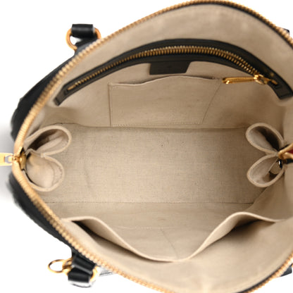 Gucci Boarded Plutone Calfskin Horsebit 1955 Top Handle Bag Black 5 of 15