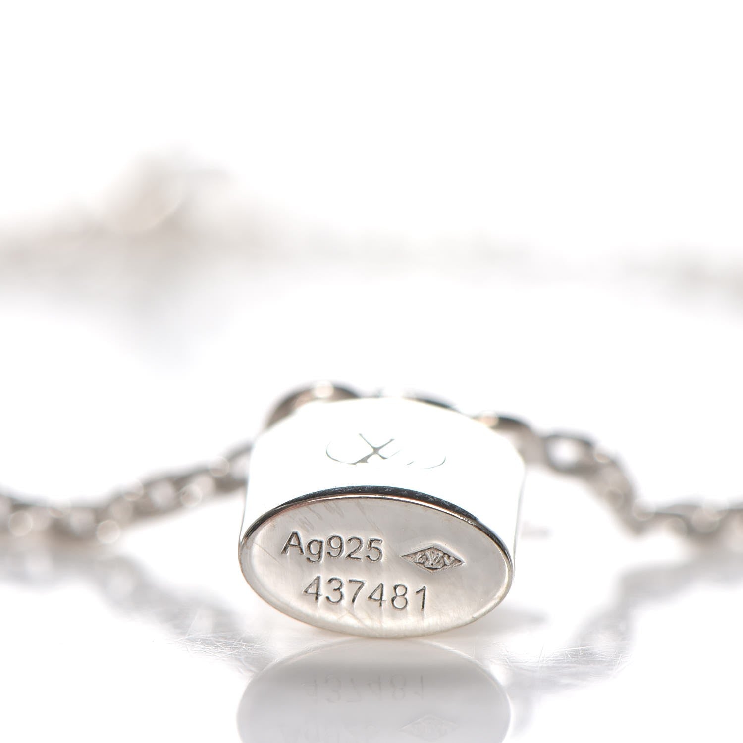 Louis Vuitton Sterling Silver Lockit Bracelet 5 of 7