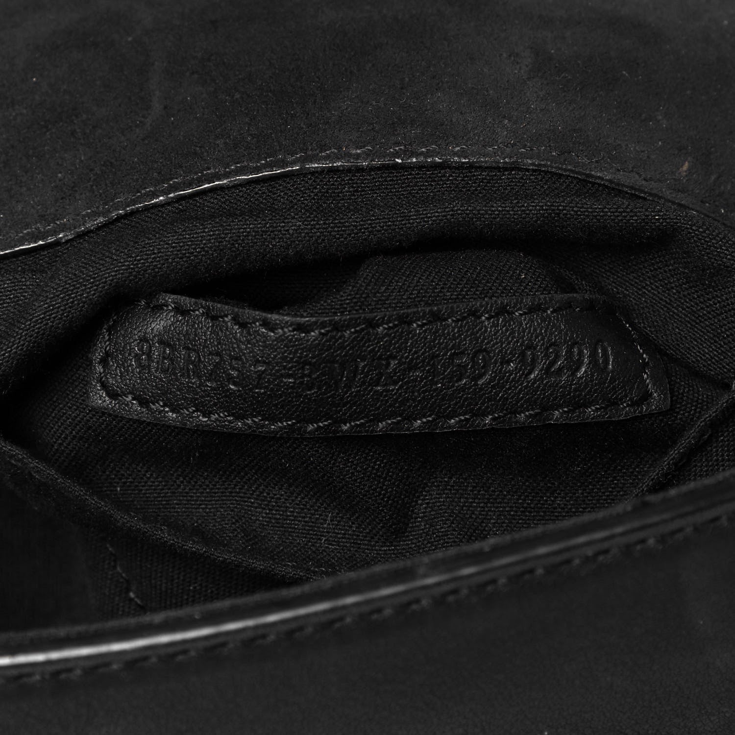 Fendi Vitello Dolce Baguette Shoulder Bag Black 9 of 9