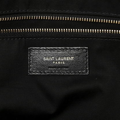 Saint Laurent Lambskin Quilted Maxi Icare Shopping Tote Black 6 of 10