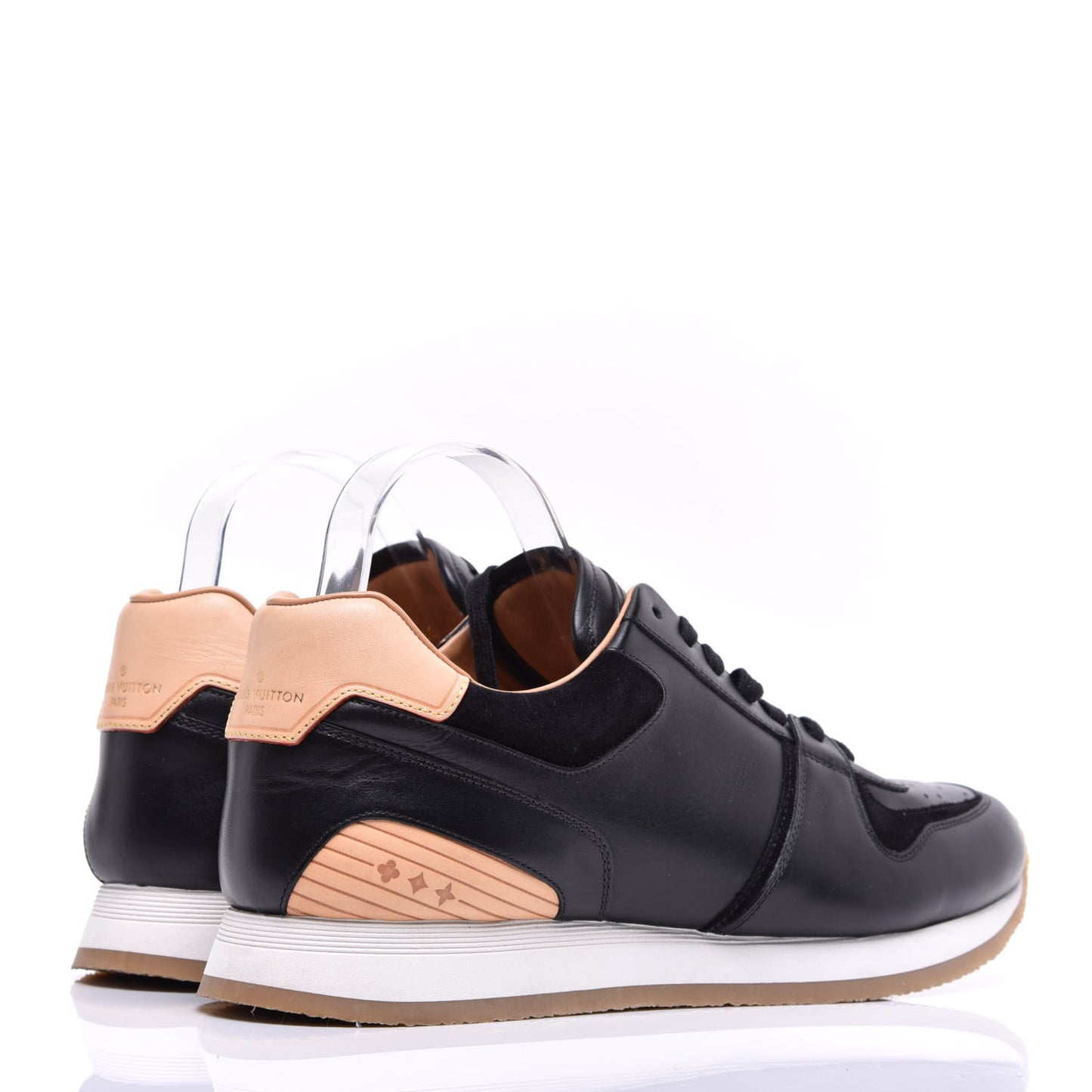 Calfskin Suede Mens Abbesses Sneakers 9 Black