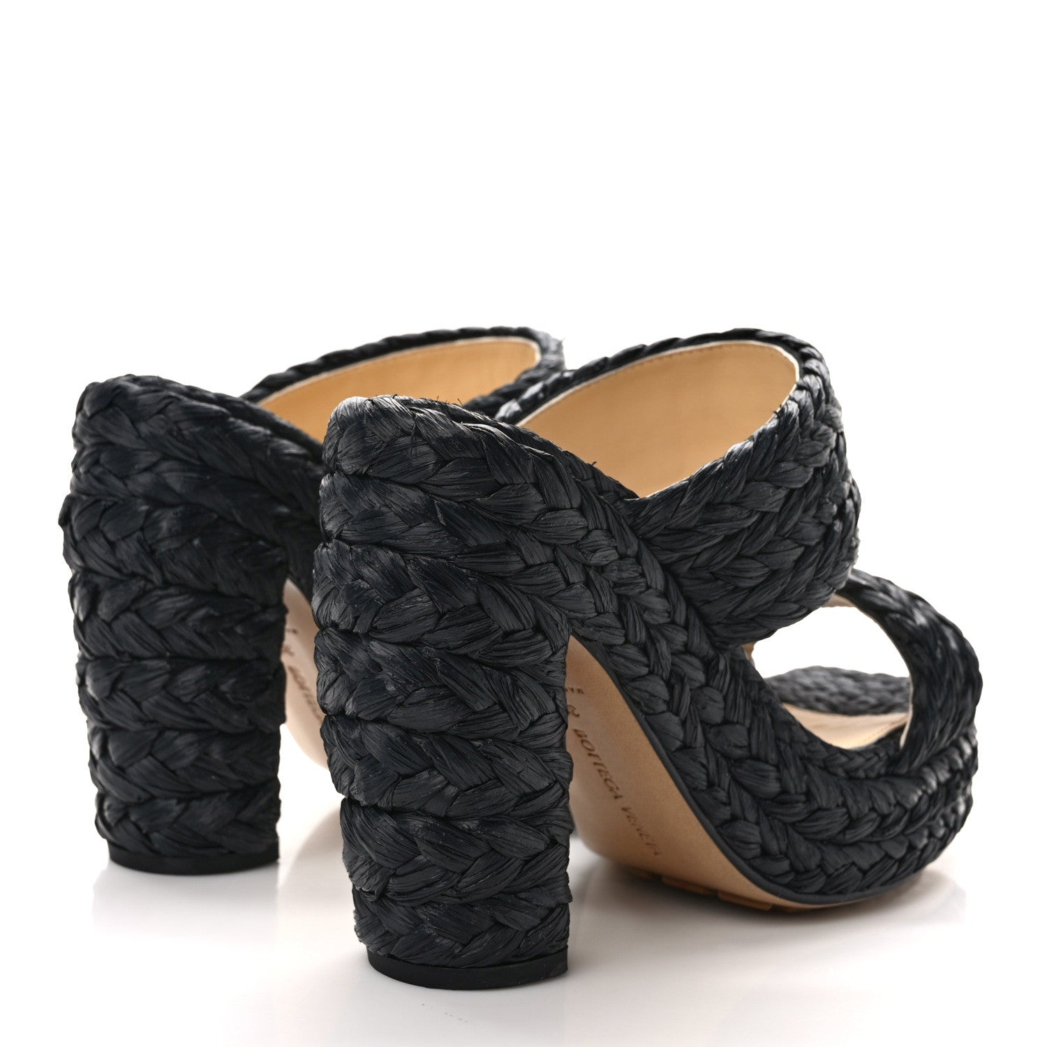 Bottega Veneta BOTTEGA VENETA Trinity Weave Canalazzo Sandals 39.5 Black 4 of 8