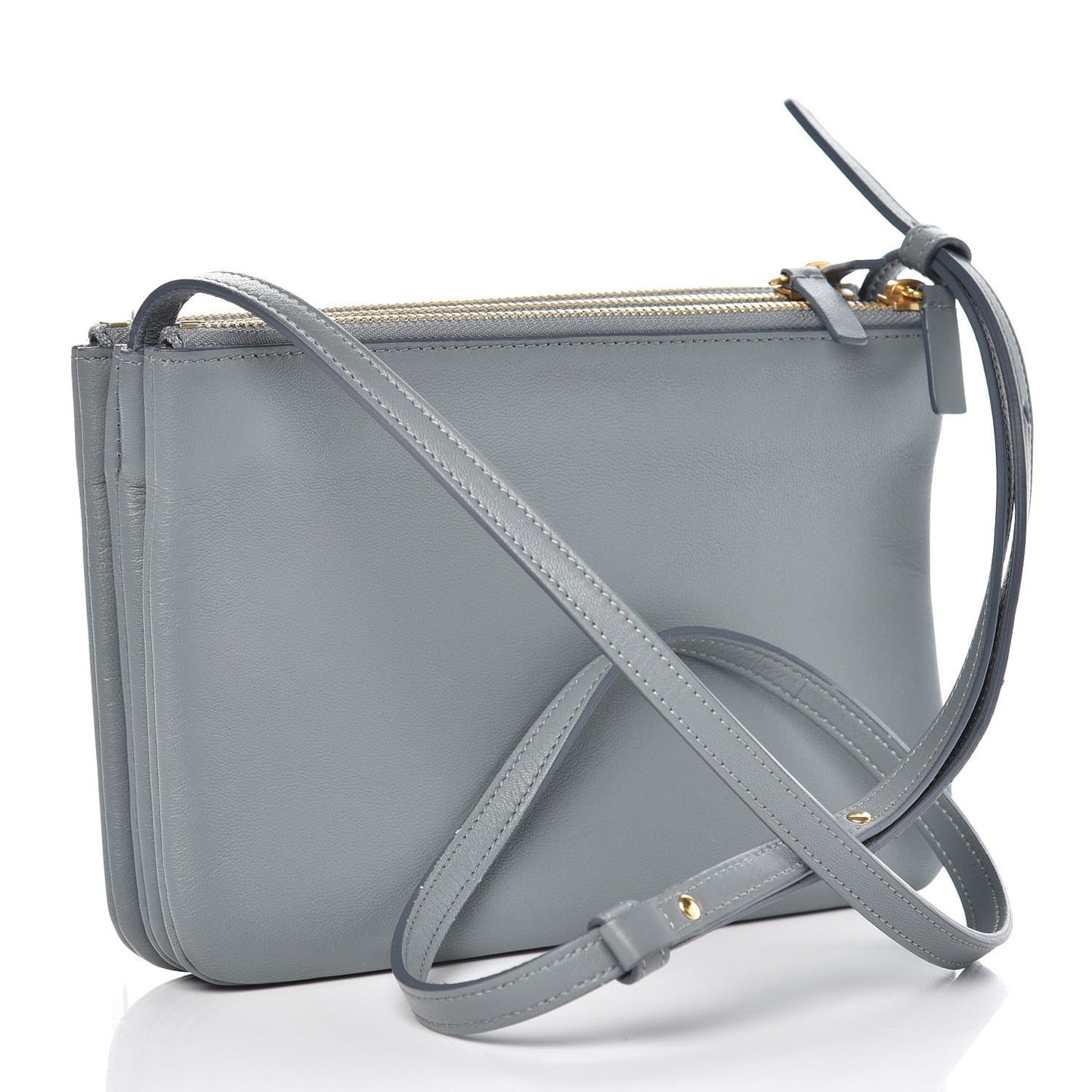 Lambskin Small Trio Crossbody Bag Storm