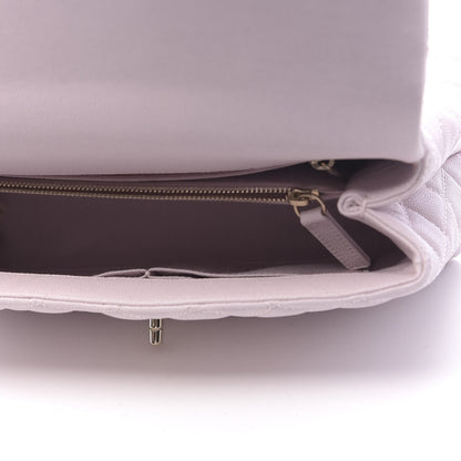Chanel Caviar Quilted Small Coco Handle Flap Lilas Lilac 5 of 10