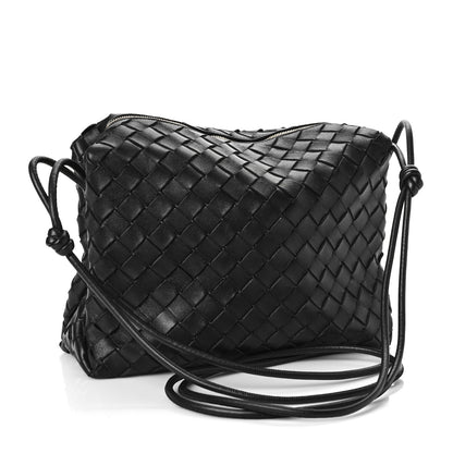 Bottega Veneta Nappa Intrecciato Medium Loop Camera Bag Black 3 of 9