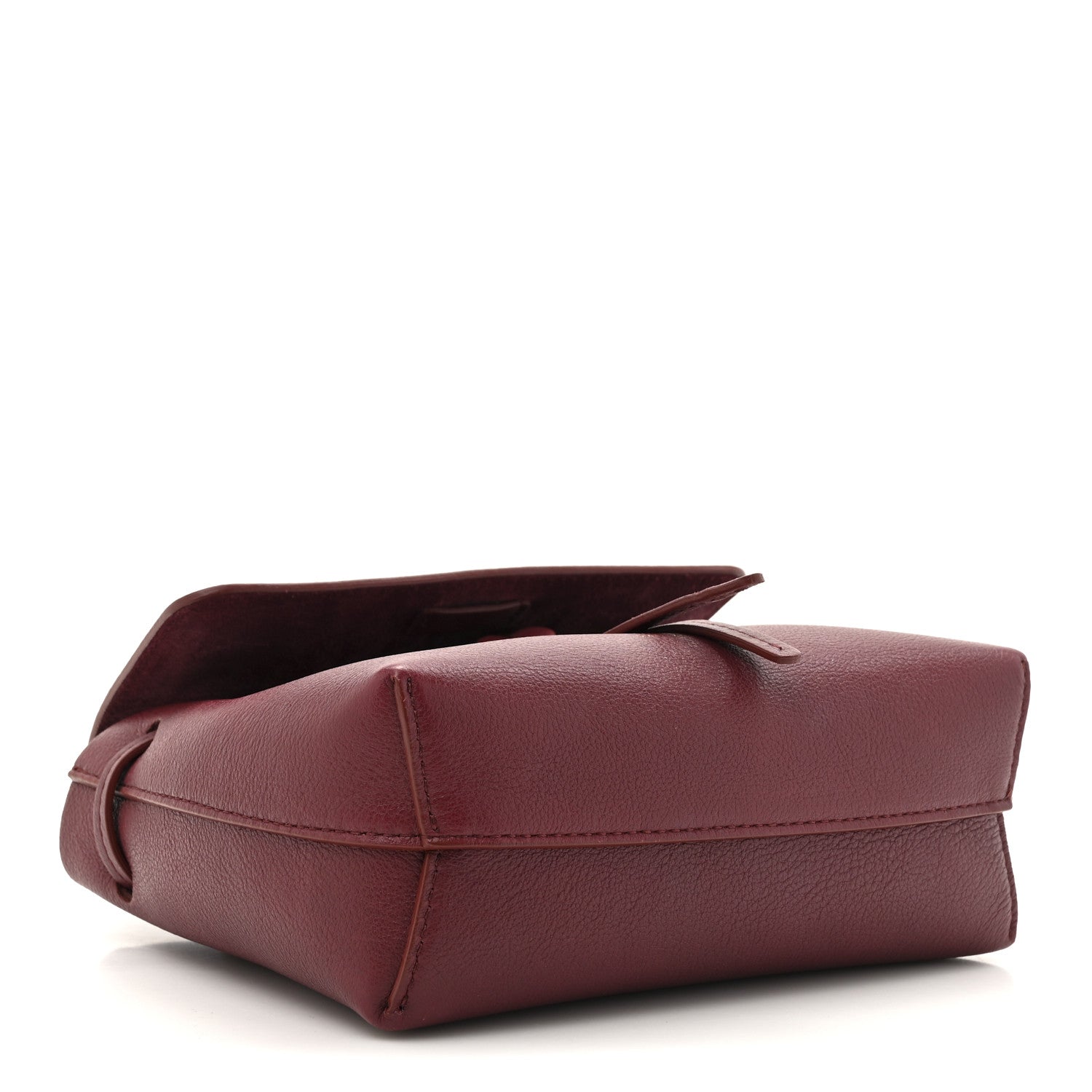 Mansur Gavriel Calfskin Mini Soft Lady Bag Claret 4 of 9