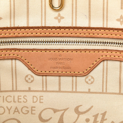 Louis Vuitton Damier Azur Neverfull MM 6 of 18
