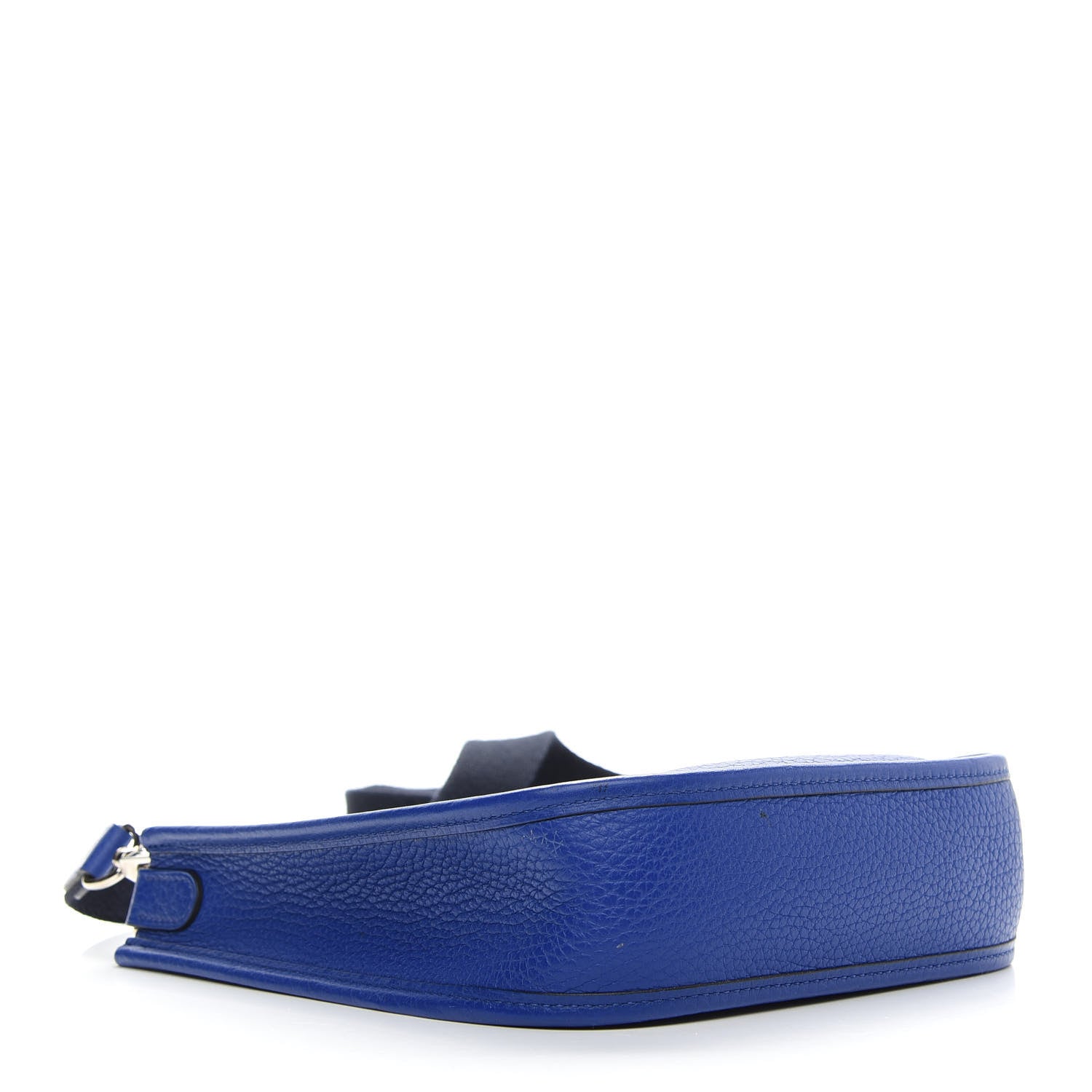 Hermes Taurillon Clemence Amazone Evelyne TPM Bleu Electrique Black 3 of 8