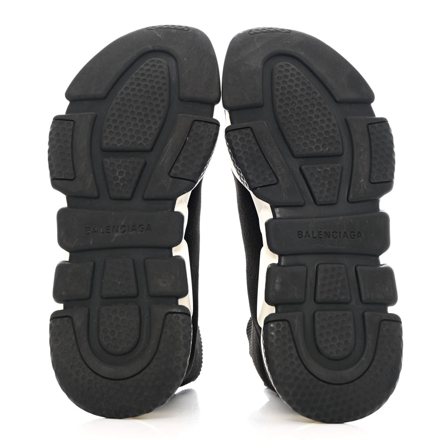 Neoprene Knit Mens Speed Sneakers 41 Black White