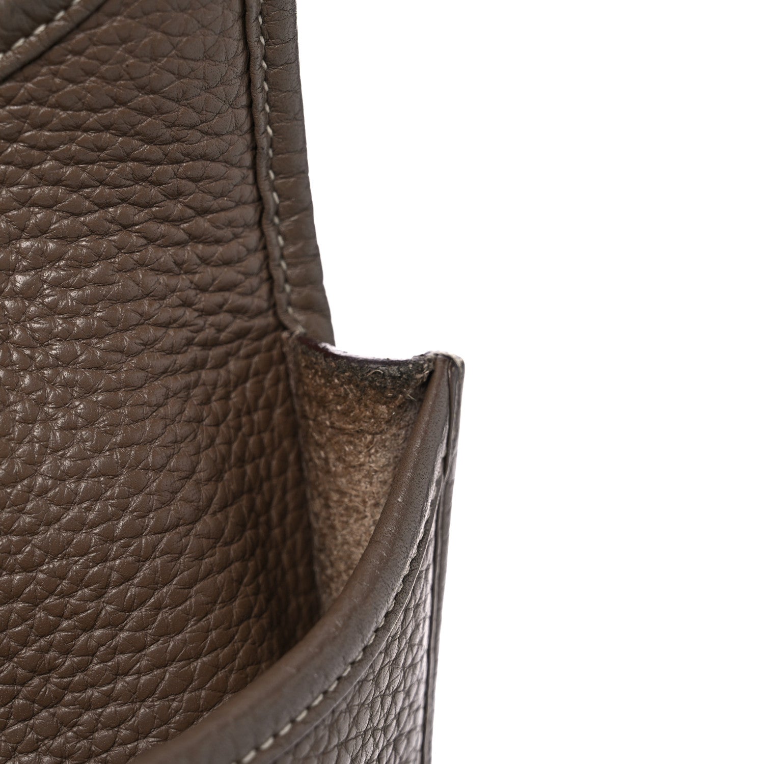 Hermes Taurillon Clemence Evelyne III PM Etoupe 15 of 20
