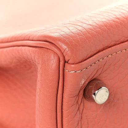 Hermes Taurillon Clemence Kelly Retourne 28  Rose Thé 11 of 13