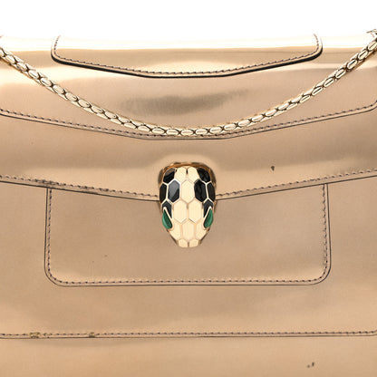 Bulgari Metallic Calfskin Serpenti Forever Shoulder Bag Bronze 8 of 11