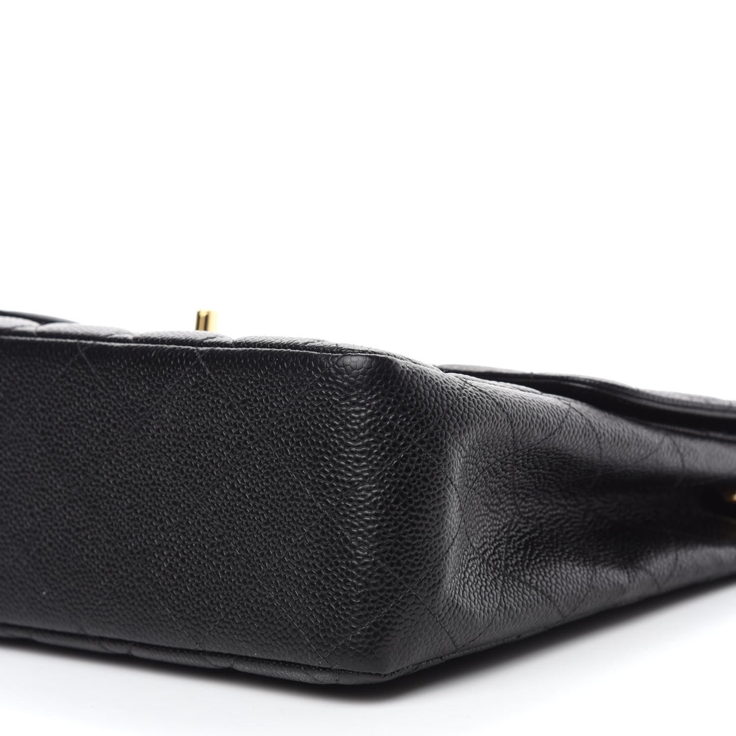 Caviar Quilted Jumbo Single Flap Black
