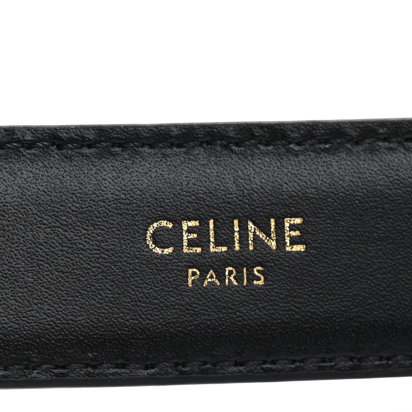 Taurillon Calfskin Medium Triomphe Belt 85 34 Black