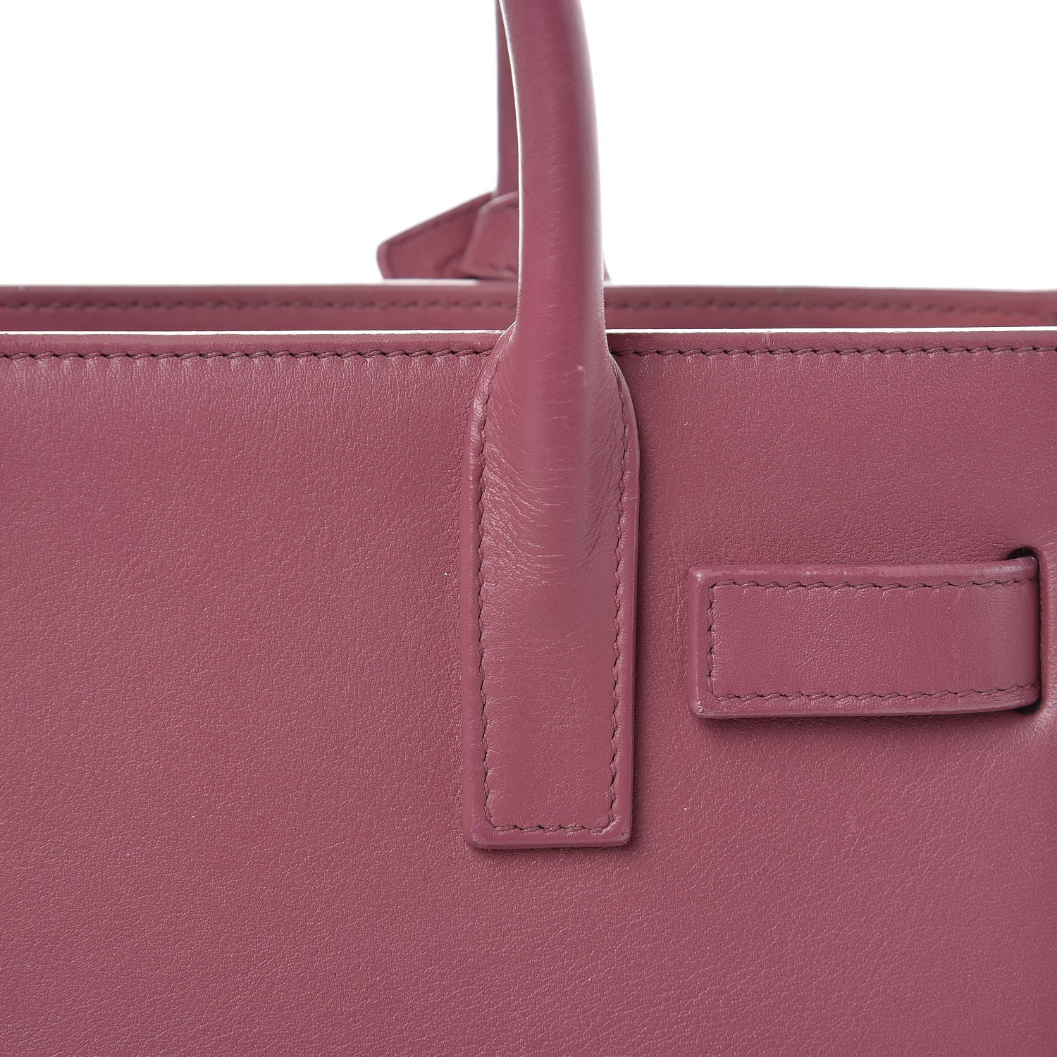 Saint Laurent Calfskin Nano Sac De Jour Rose Dark 11 of 13